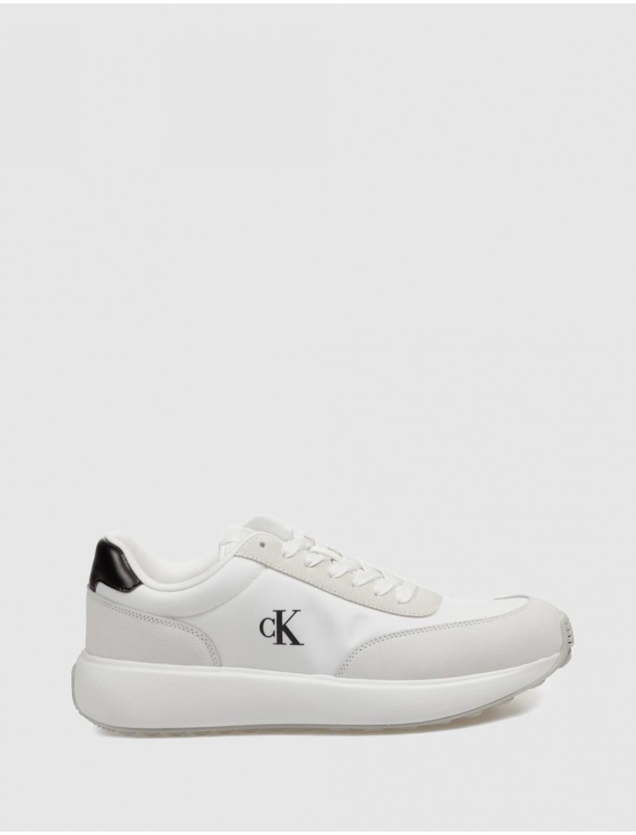 ZAPATILLA CALVIN KLEIN ATHLEISURE RUNNER LACEUP NY SU BLANCO