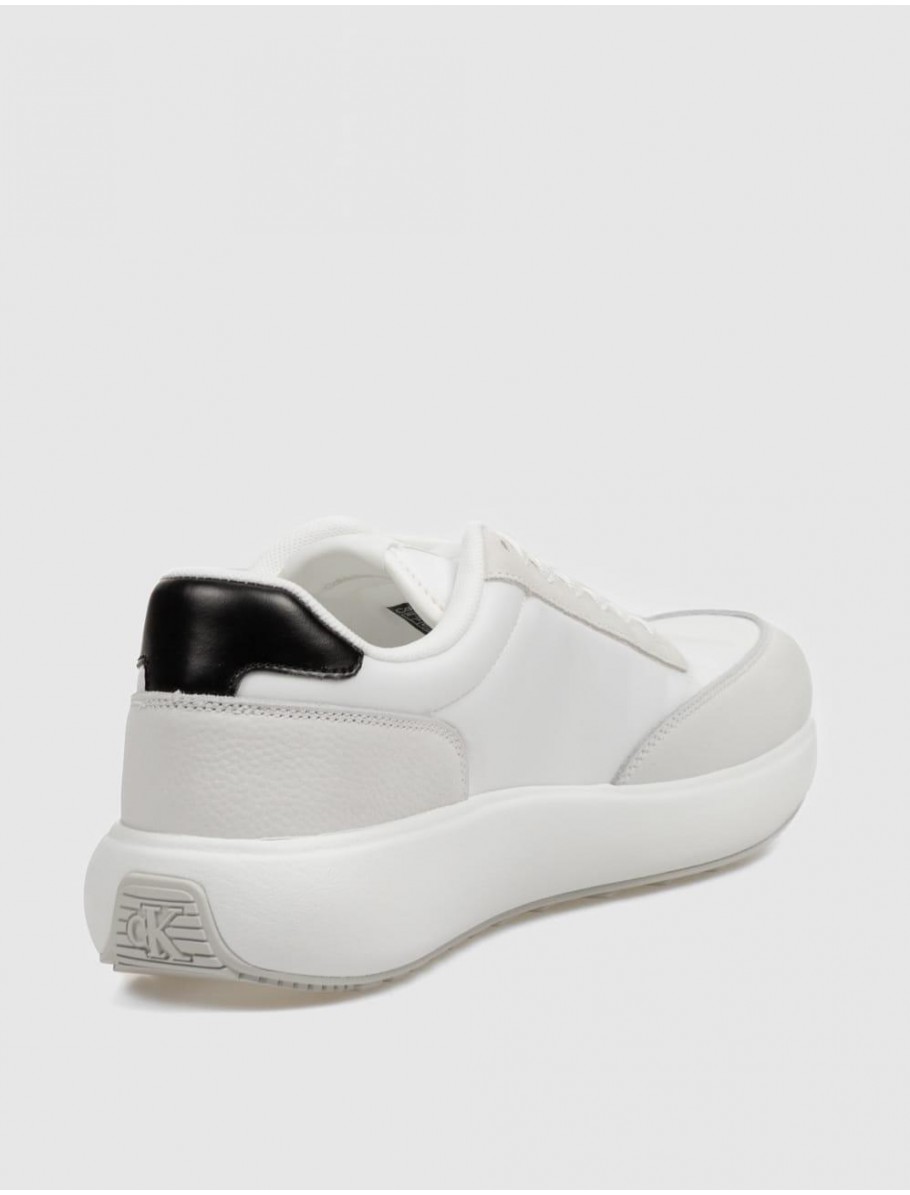 ZAPATILLA CALVIN KLEIN ATHLEISURE RUNNER LACEUP NY SU BLANCO