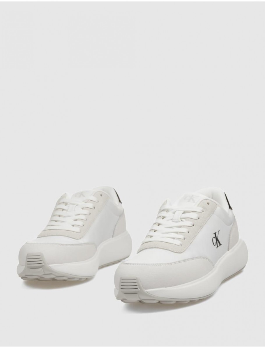 ZAPATILLA CALVIN KLEIN ATHLEISURE RUNNER LACEUP NY SU BLANCO