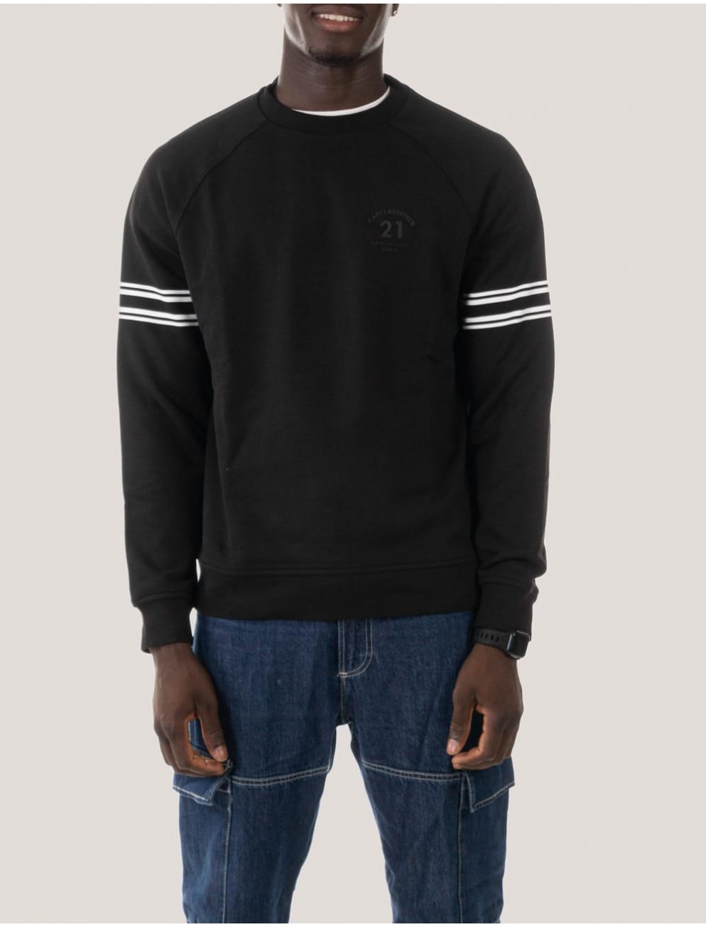 SUDADERA KARL LAGERFED 705032 553917 NEGRO
