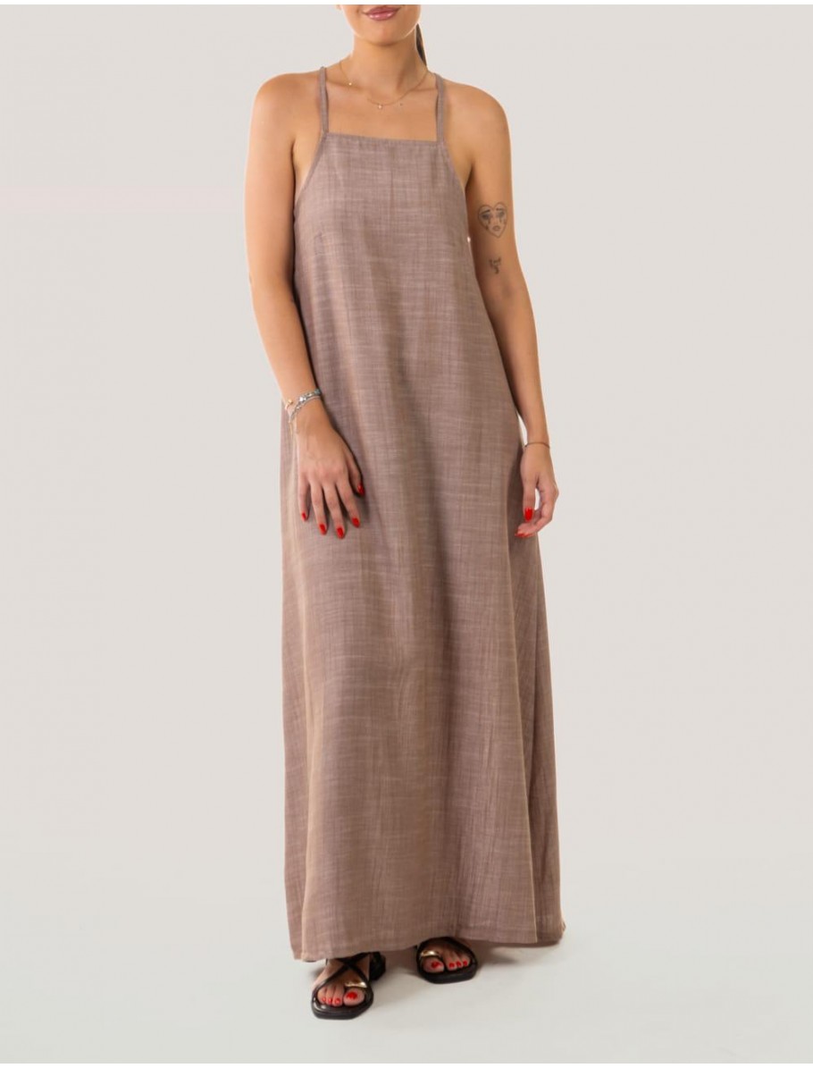 VESTIDO OBVIO OAHU TAUPE