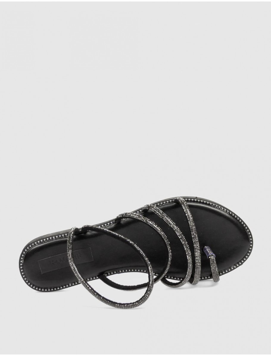 SANDALIA KAMOME TRENDS NAKEA NEGRO
