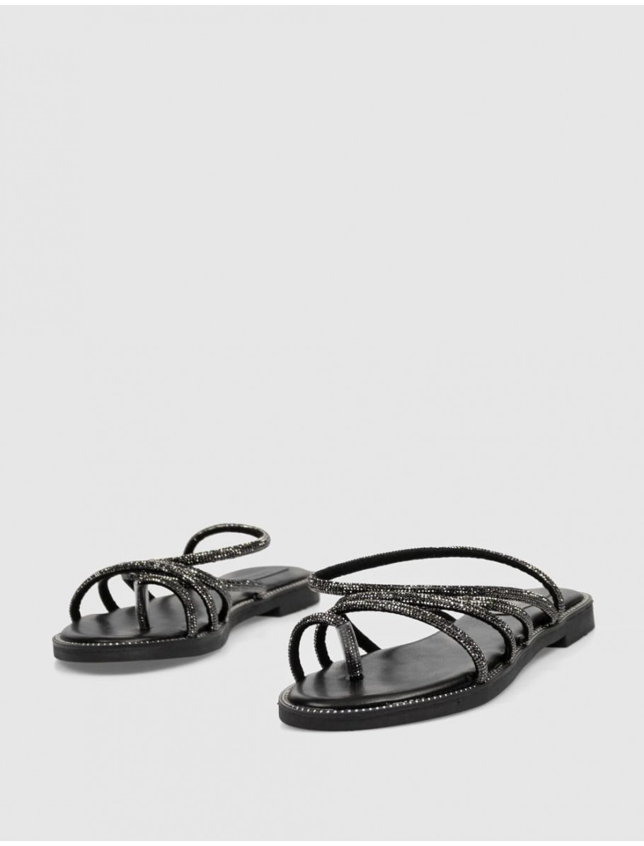 SANDALIA KAMOME TRENDS NAKEA NEGRO