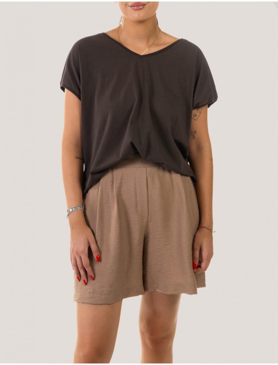 CAMISETA OBVIO NUNCIA MARRoN