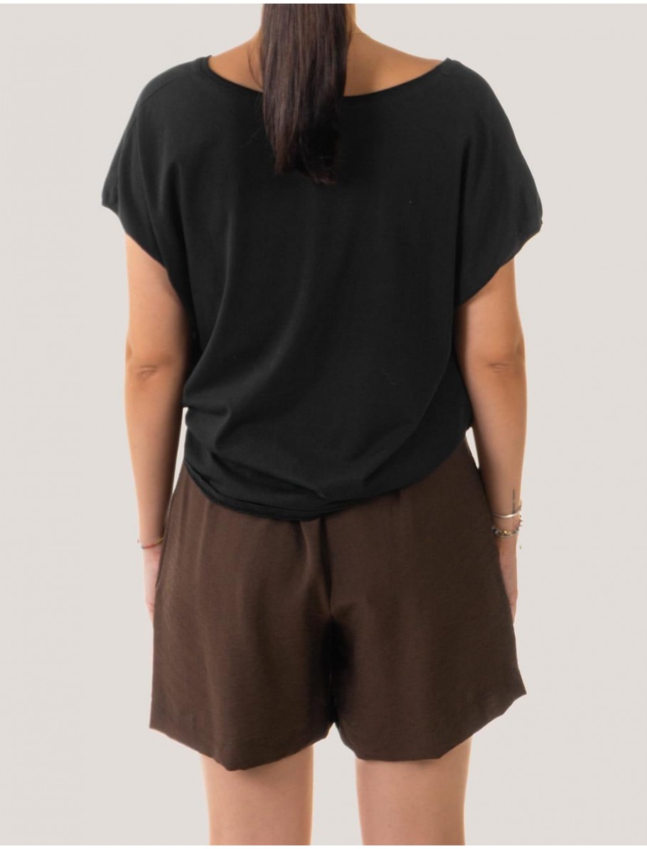 CAMISETA OBVIO NUNCIA NEGRO