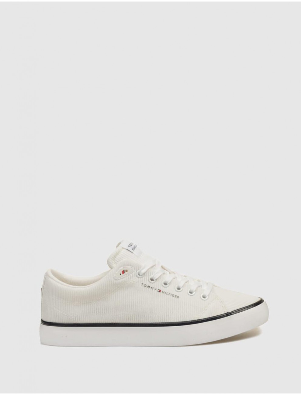 ZAPATILLA TOMMY HILFIGER TH HI VULC CORE LOW II MESH BLANCO