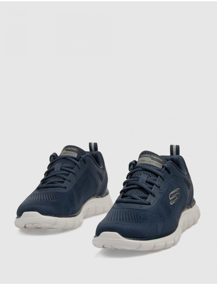 ZAPATILLA SKECHERS TRACK BROADER MARINO