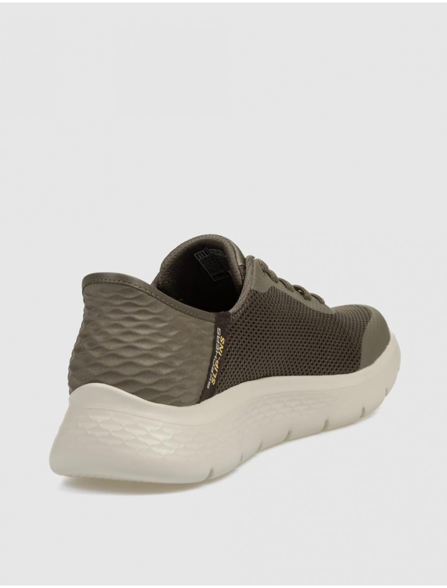ZAPATILLA SKECHERS GO WALK FLEX HANDS MARRoN
