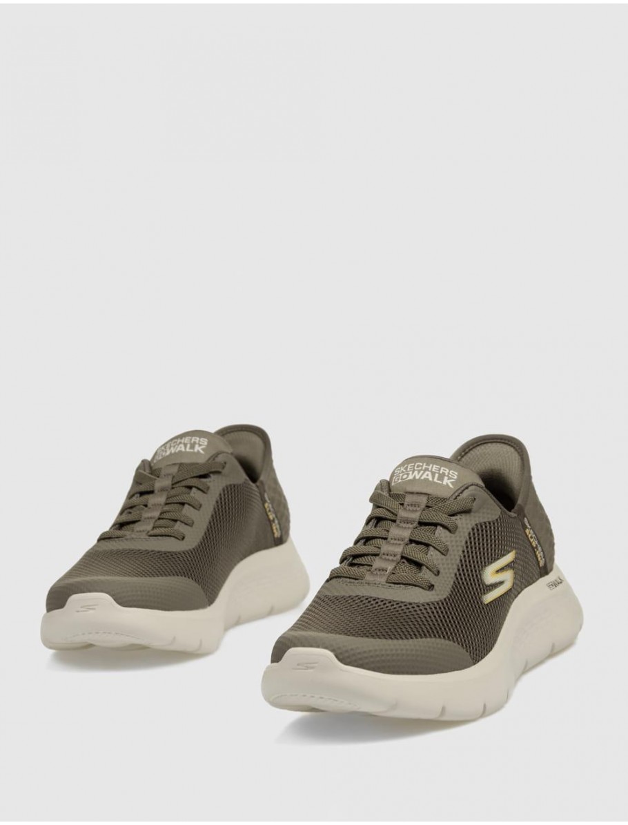 ZAPATILLA SKECHERS GO WALK FLEX HANDS MARRoN