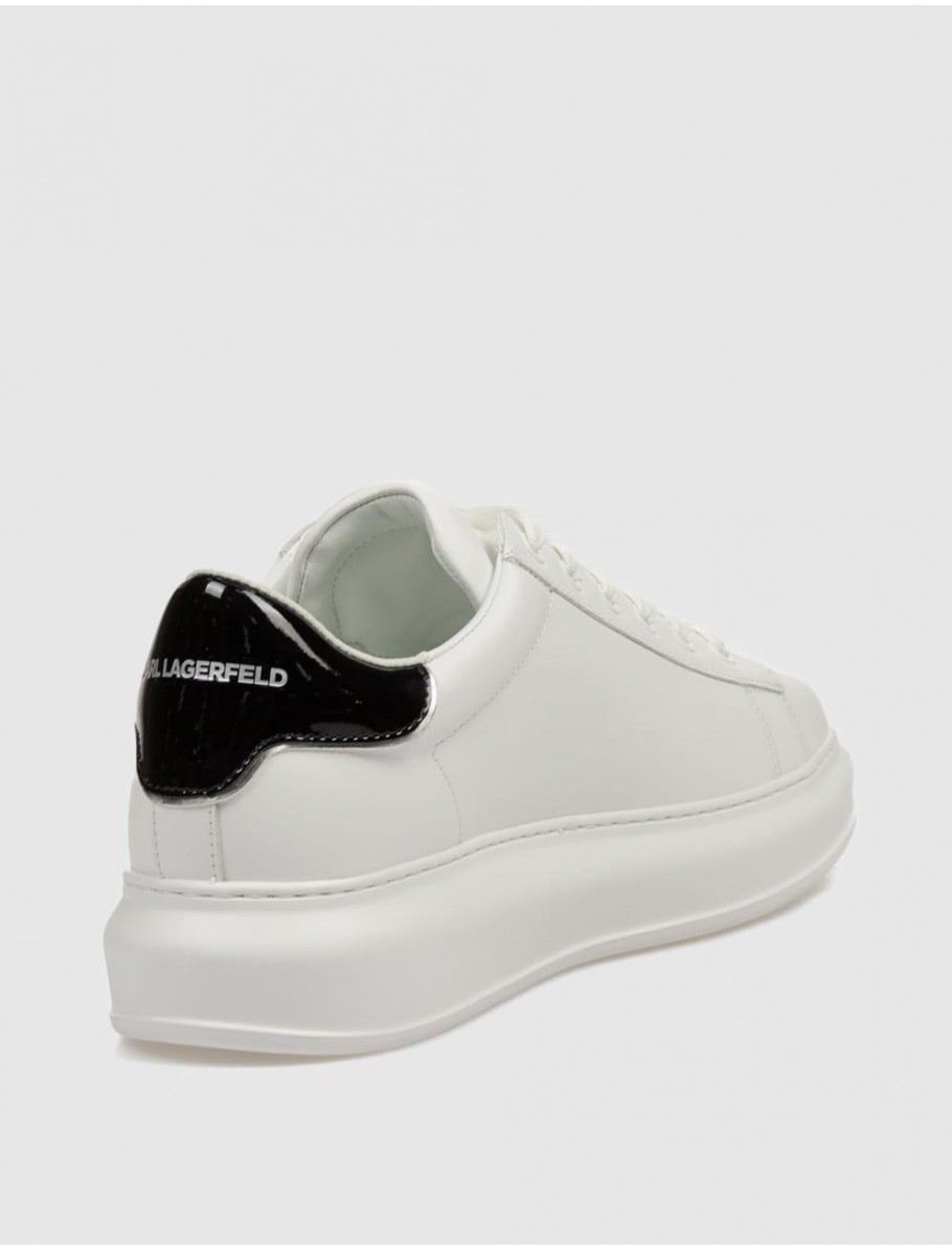 ZAPATILLA KARL LAGERFED KAPRI MENS SIDETRIM KL LO LACE BLANCO