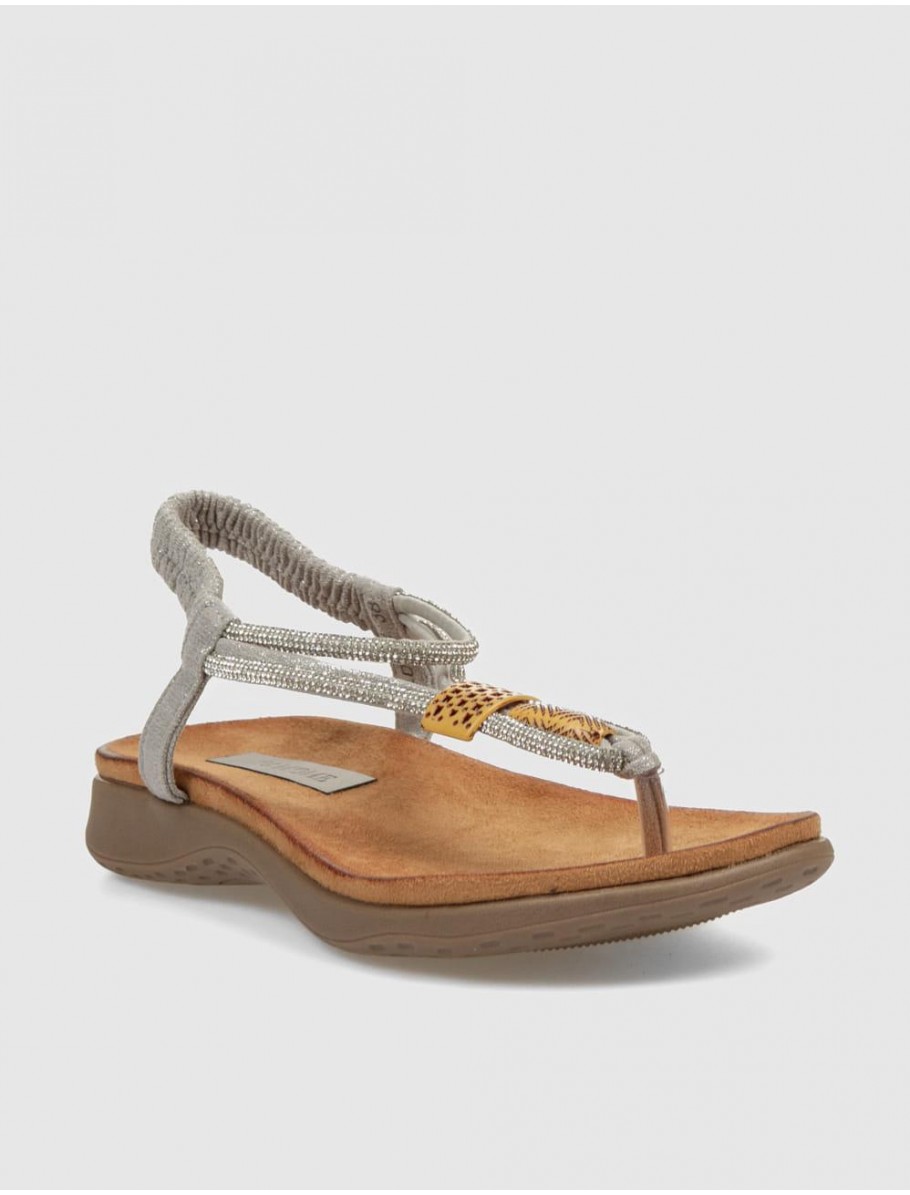 SANDALIA KAMOME TRENDS LUANE PLATA