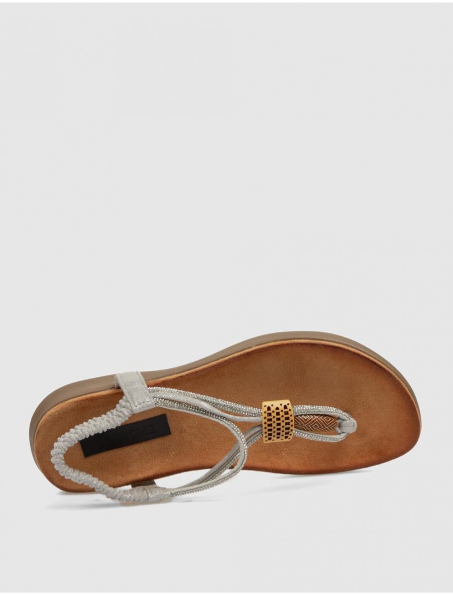 SANDALIA KAMOME TRENDS LUANE PLATA