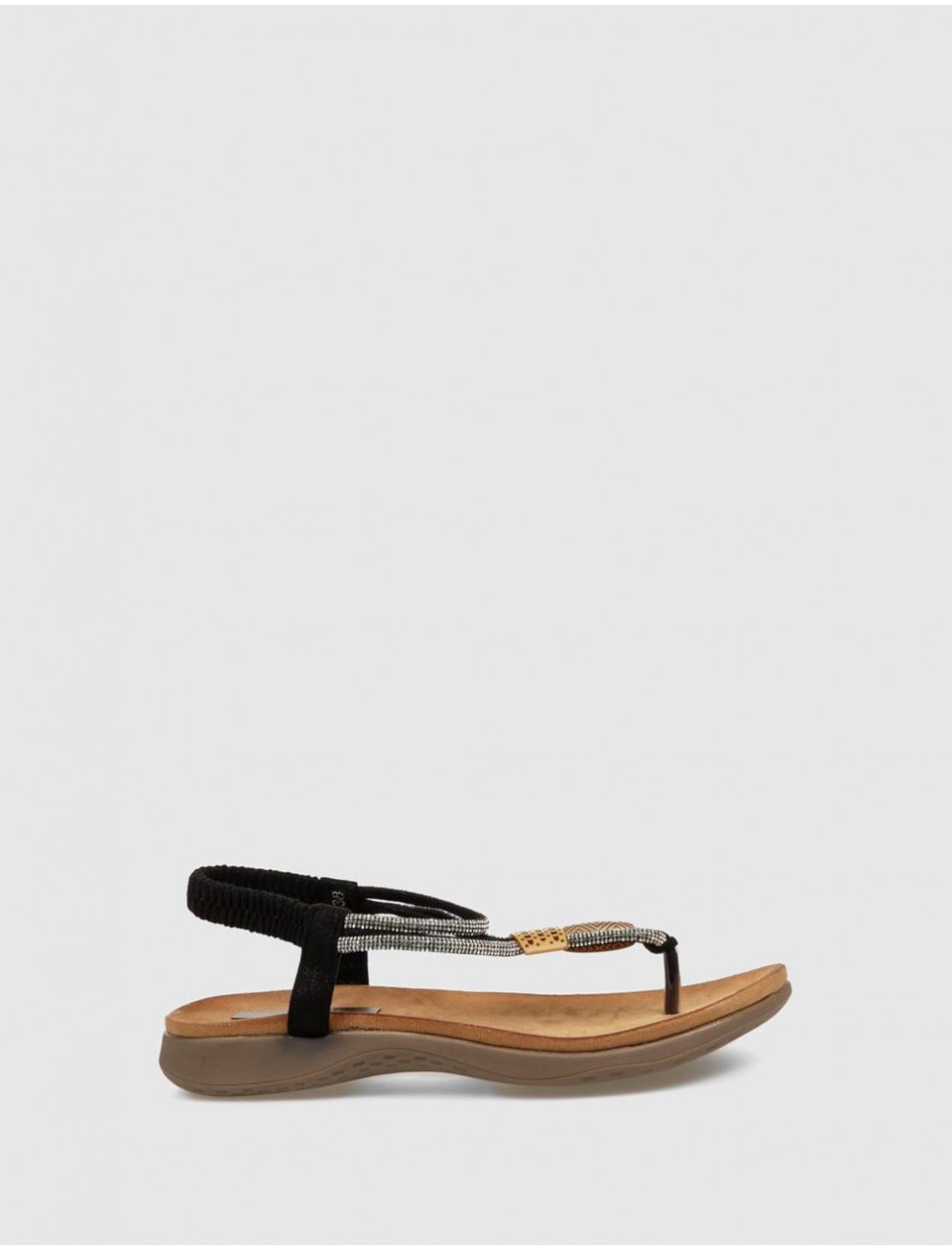 SANDALIA KAMOME TRENDS LUANE NEGRO