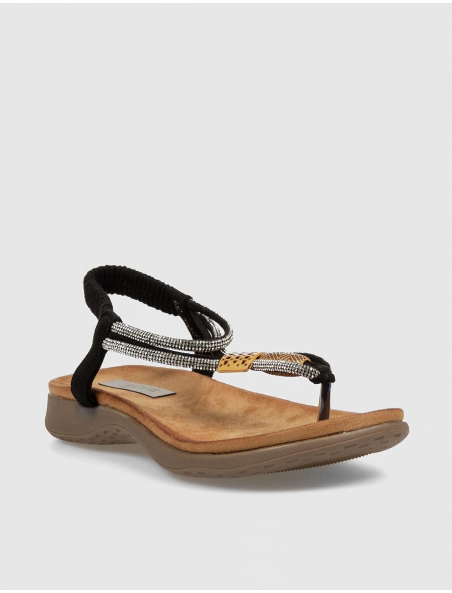 SANDALIA KAMOME TRENDS LUANE NEGRO