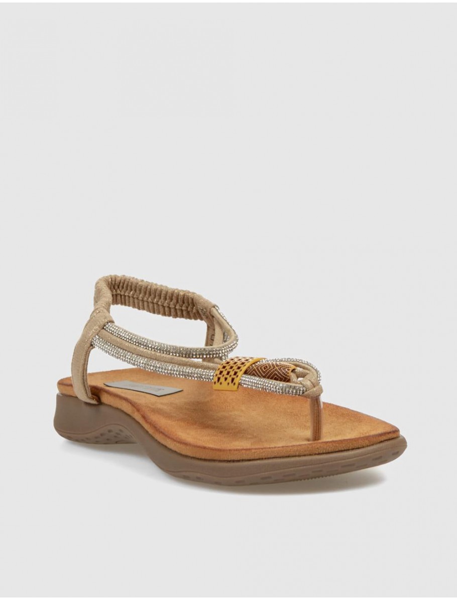 SANDALIA KAMOME TRENDS LUANE ORO