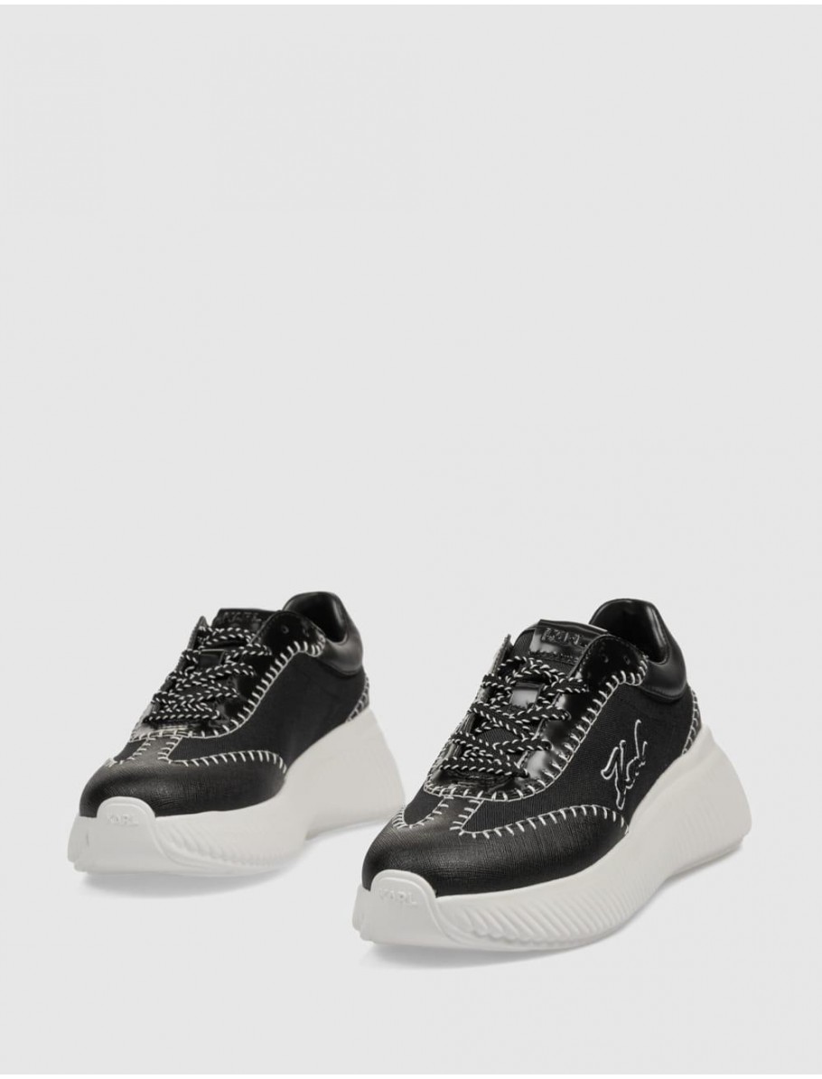 ZAPATILLA KARL LAGERFED KREEPER RUN SIGNIA MIX LO LACE NEGRO
