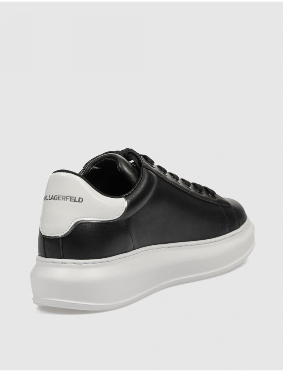 ZAPATILLA KARL LAGERFED KAPRI MENS SIDETRIM KL LO LACE NEGRO