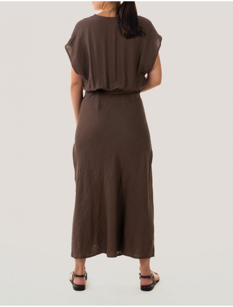 VESTIDO OBVIO LANTA MARRoN
