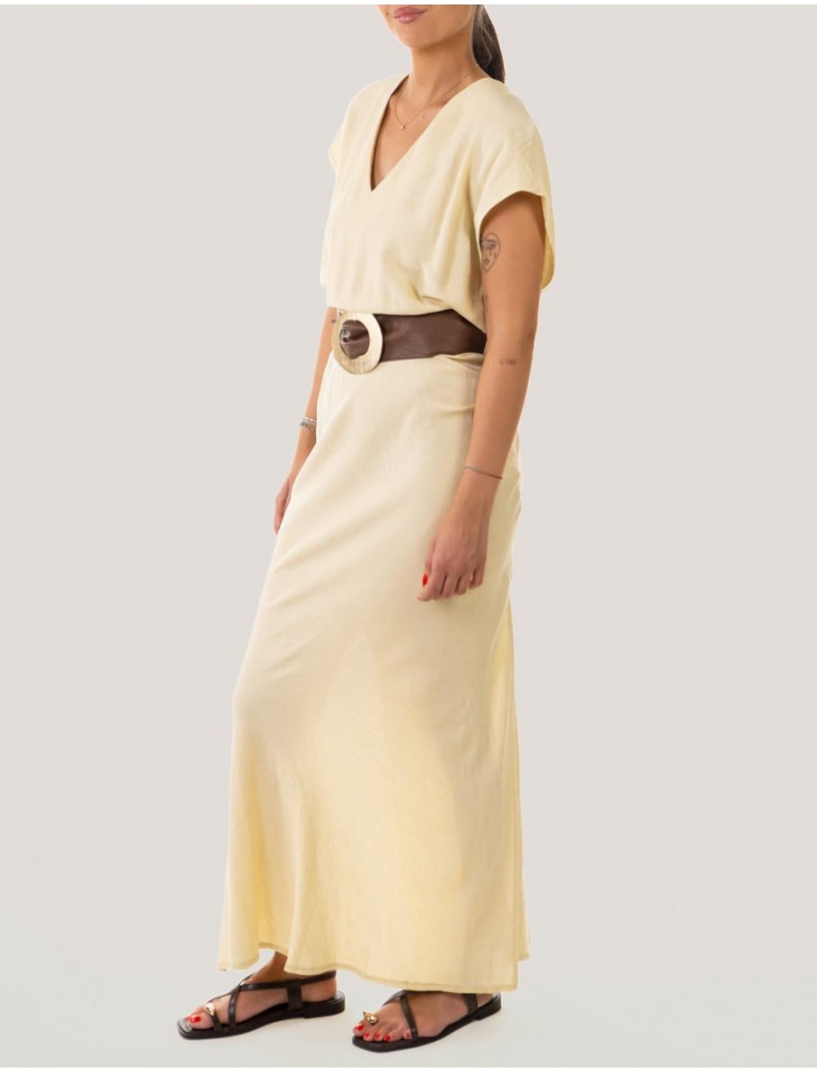 VESTIDO OBVIO LANTA AMARILLO