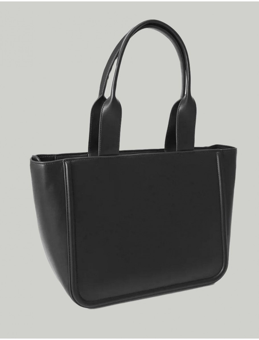 BOLSO CALVIN KLEIN RAISED CK MEDIUM TOTE NEGRO
