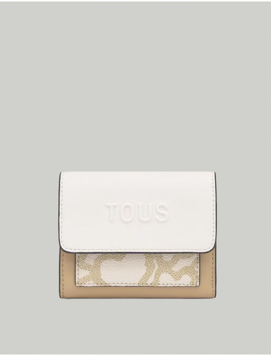 CARTERA TOUS FLAP KAOS ICON BILLETERA S BEIG