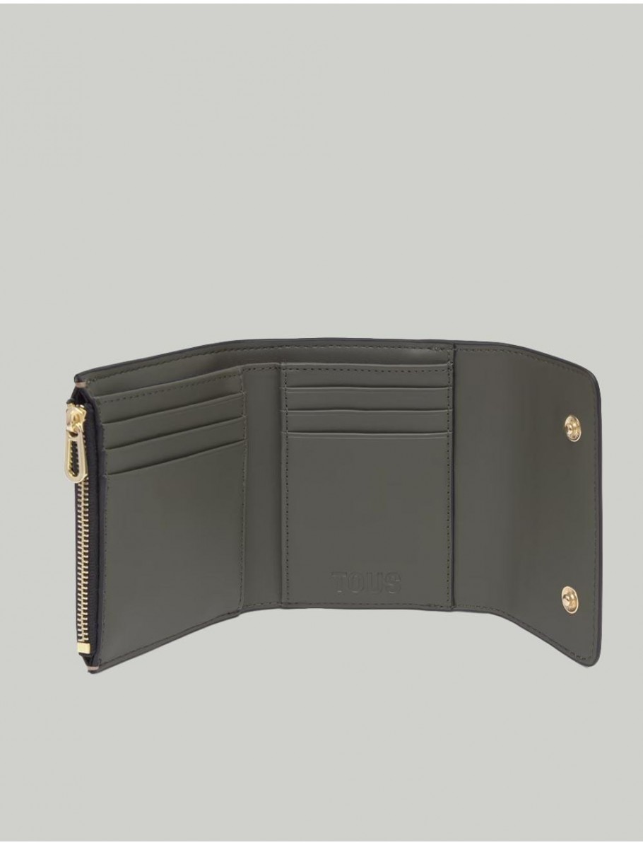 CARTERA TOUS FLAP KAOS ICON BILLETERA S BEIG