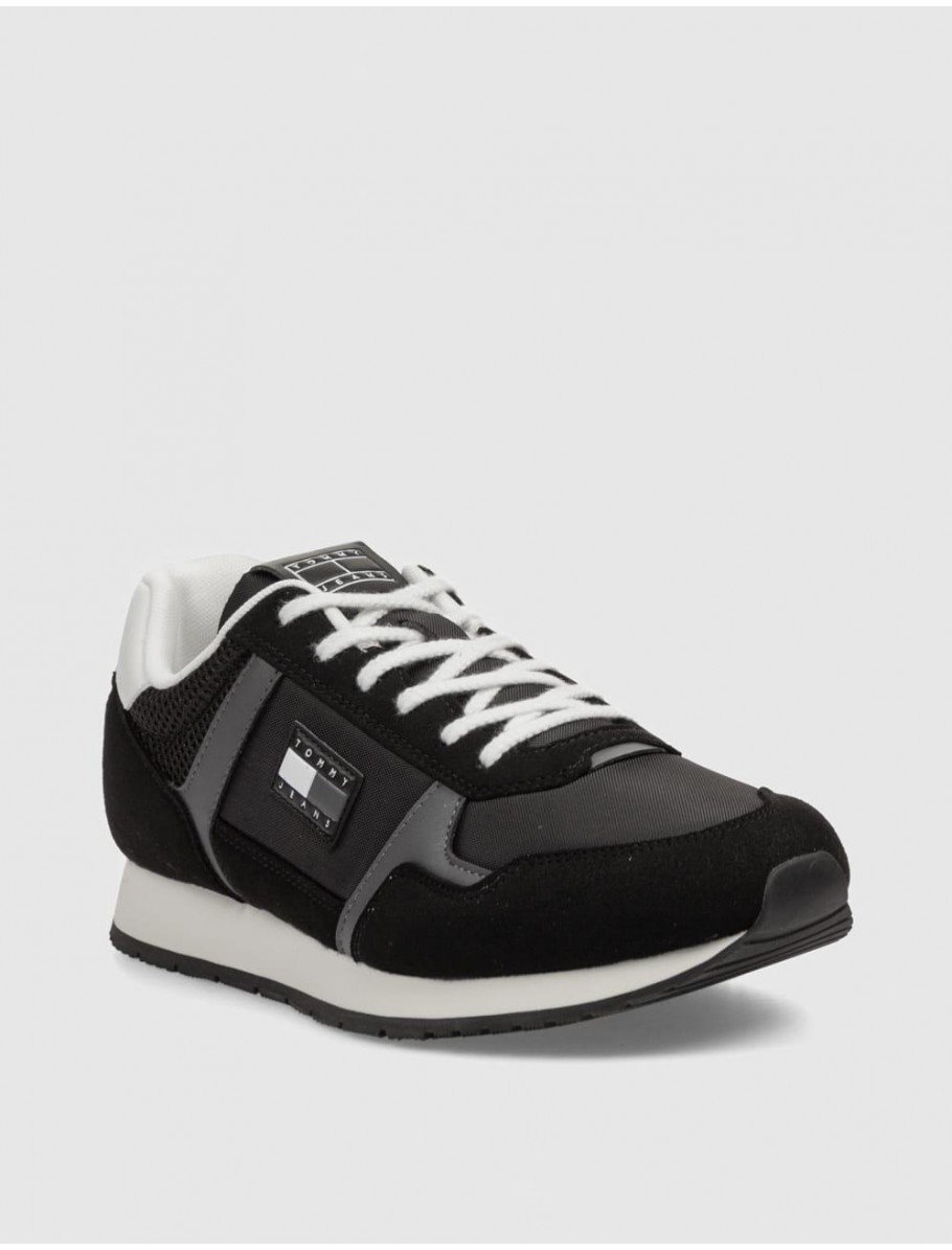ZAPATILLA TOMMY HILFIGER TJM RUNNER CASUAL NEGRO