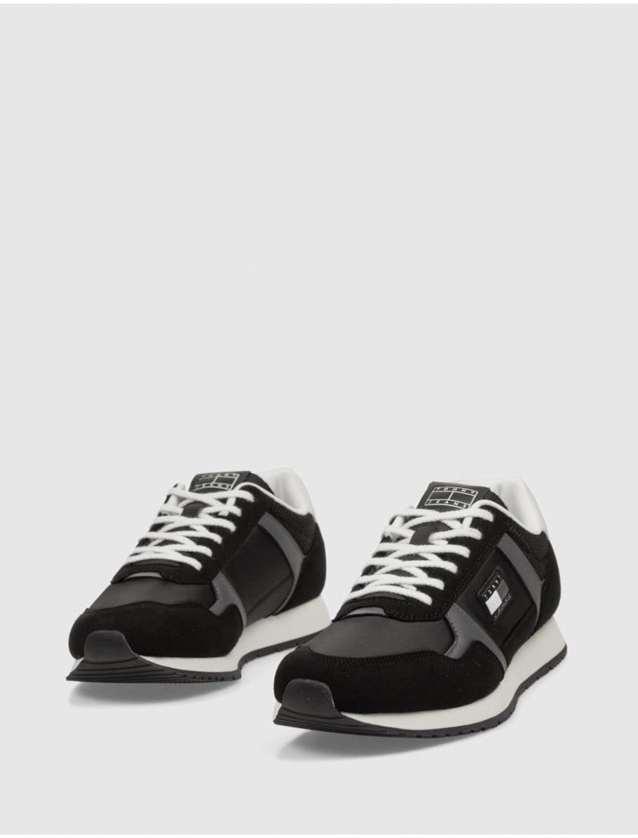ZAPATILLA TOMMY HILFIGER TJM RUNNER CASUAL NEGRO