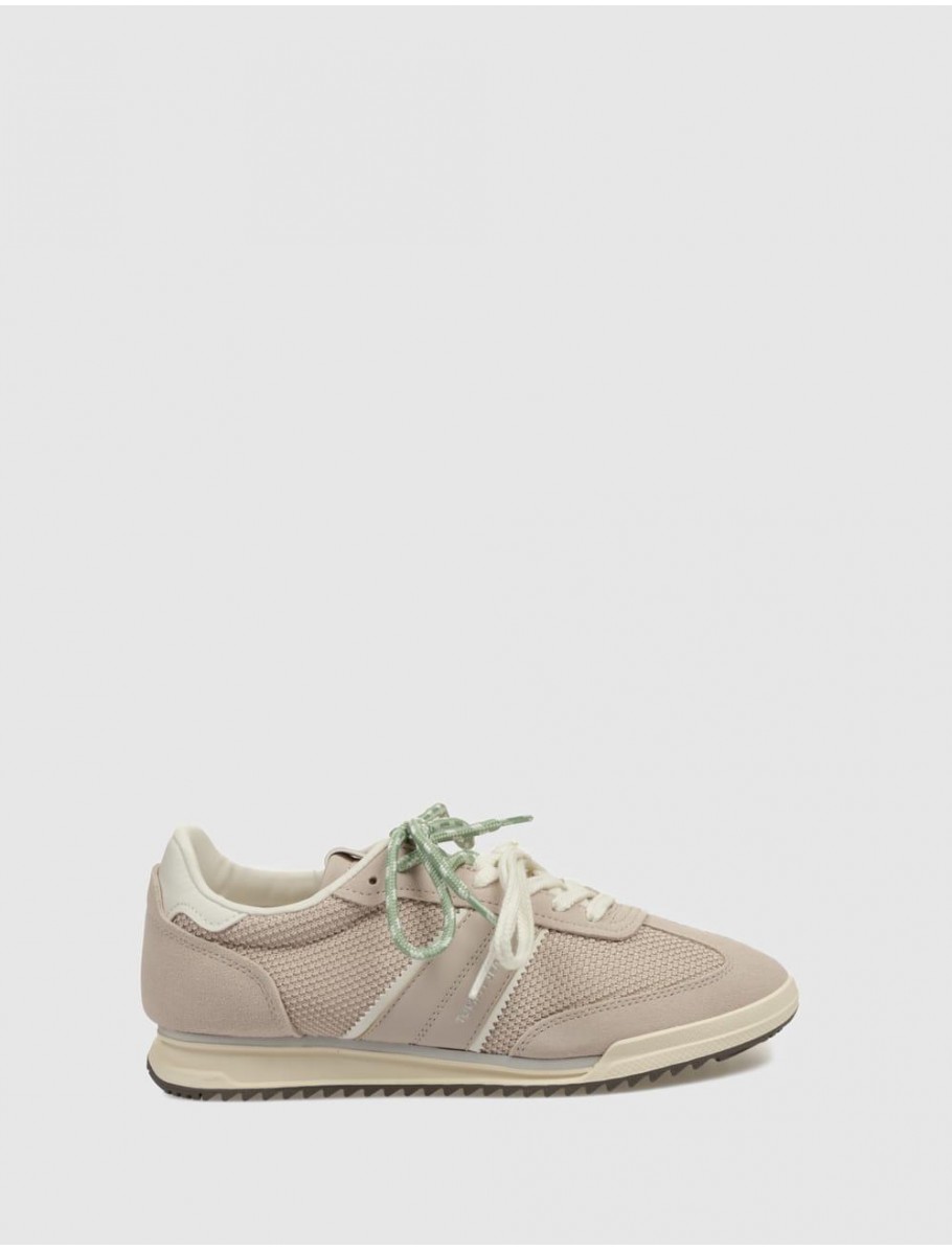 ZAPATILLA TOMMY HILFIGER TJW LOW PROFILE RUNNER TAUPE
