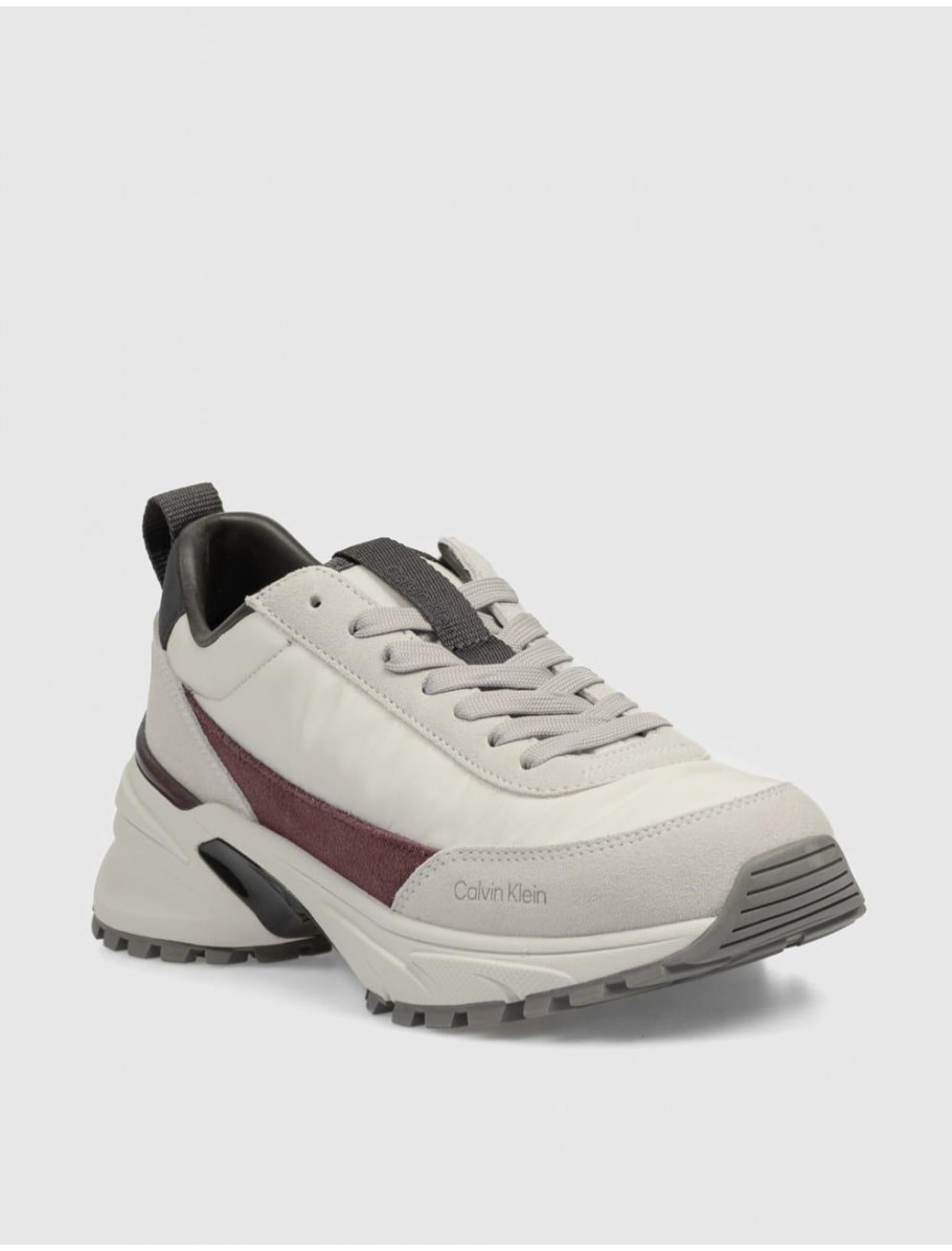 ZAPATILLA CALVIN KLEIN HIKE RUNNER MG NYLON MIX BLANCO