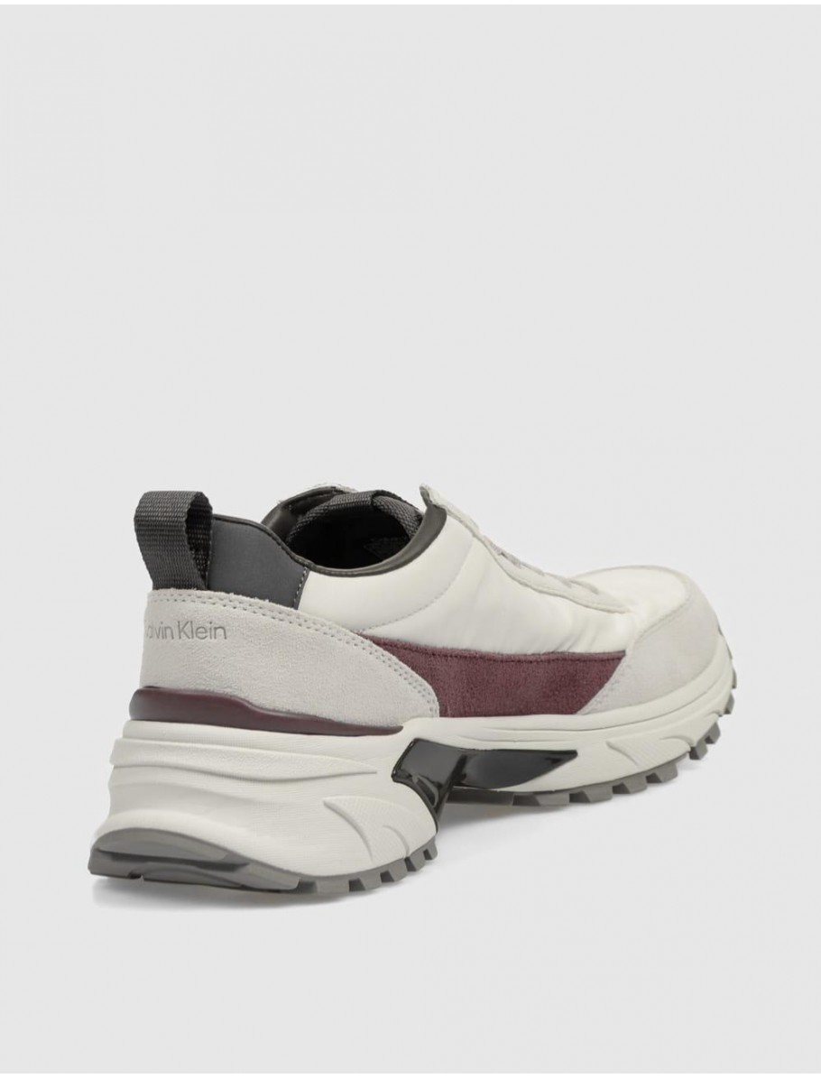 ZAPATILLA CALVIN KLEIN HIKE RUNNER MG NYLON MIX BLANCO
