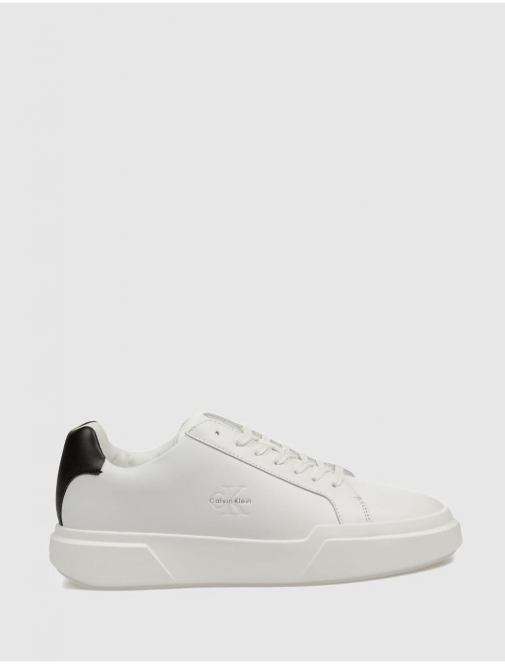 ZAPATILLA CALVIN KLEIN CHUNKY CUPSOLE LACEUP LTH BLANCO