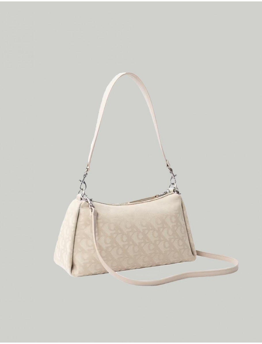 BOLSO CALVIN KLEIN CKJ MNGRM DRP SM SHL NATURAL