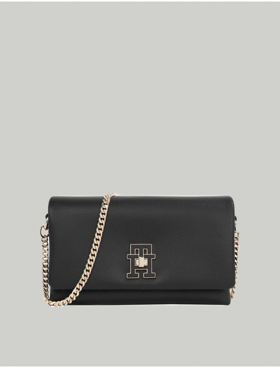 BOLSO TOMMY HILFIGER TH MODERN MINI CROSSOVER NEGRO