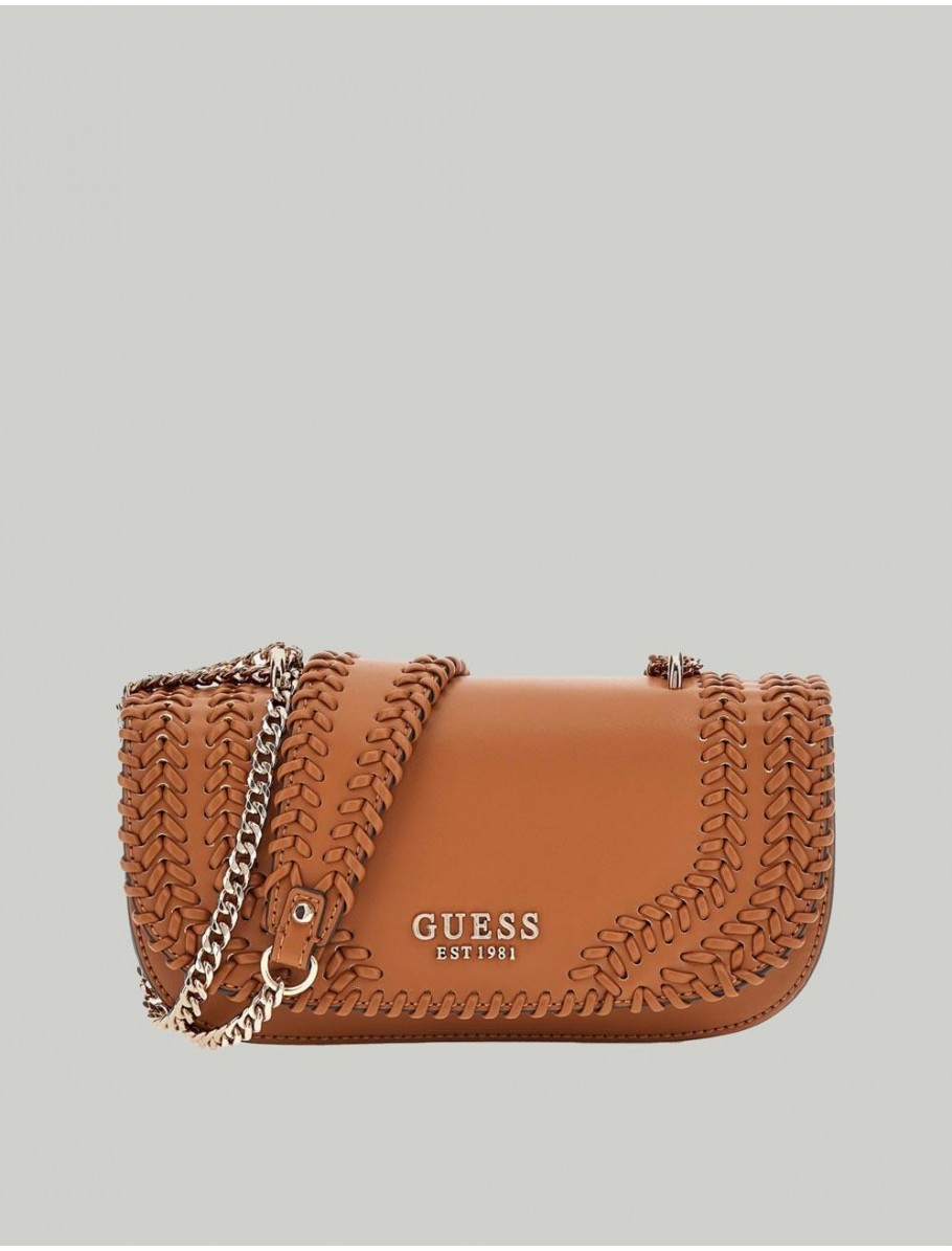 BOLSO GUESS TATUM CONVERTIBLE MARRoN