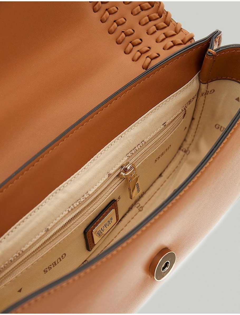 BOLSO GUESS TATUM CONVERTIBLE MARRoN