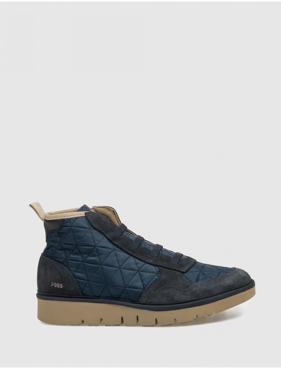 ZAPATILLA PANCHIC P05 QUILTED NYLON MARINO