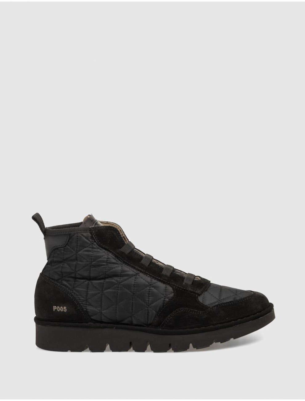 ZAPATILLA PANCHIC P05 QUILTED NYLON NEGRO