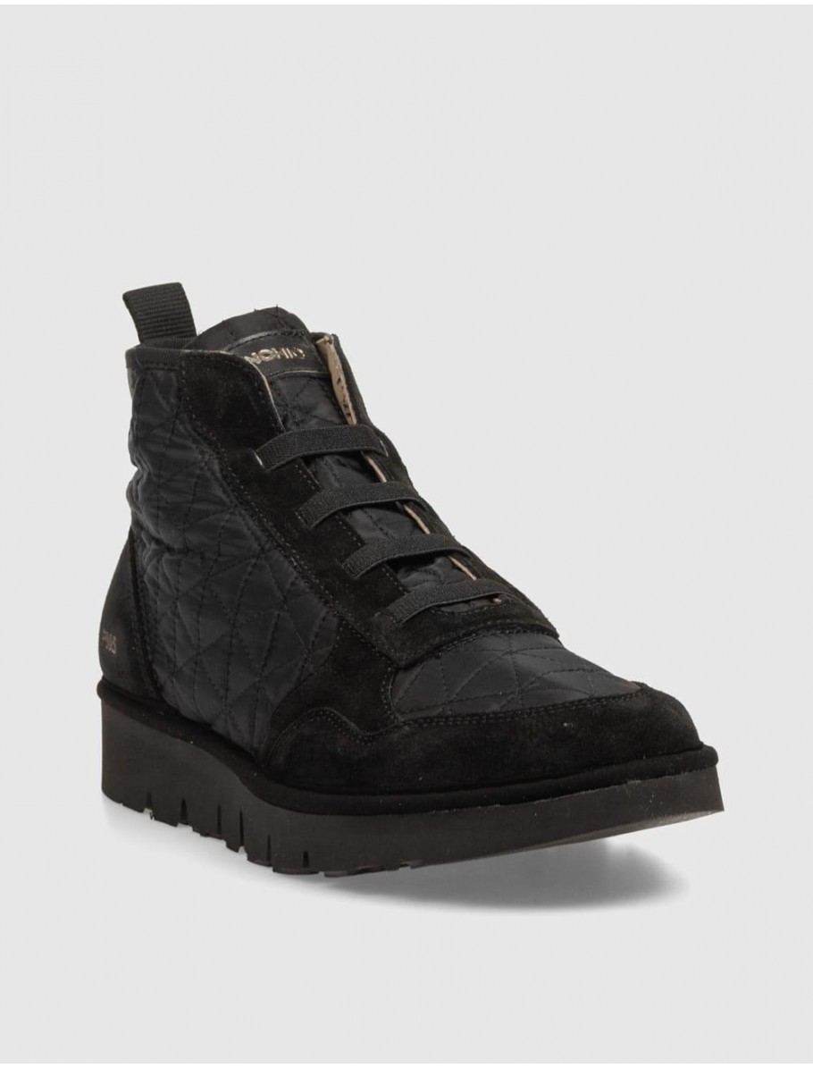 ZAPATILLA PANCHIC P05 QUILTED NYLON NEGRO