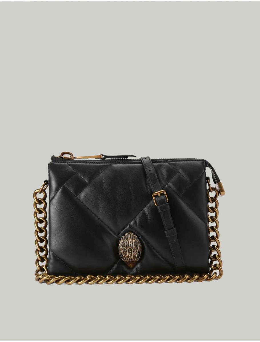 BOLSO KURT GEIGER KENSINGTON PUFF 3 POUCH NEGRO