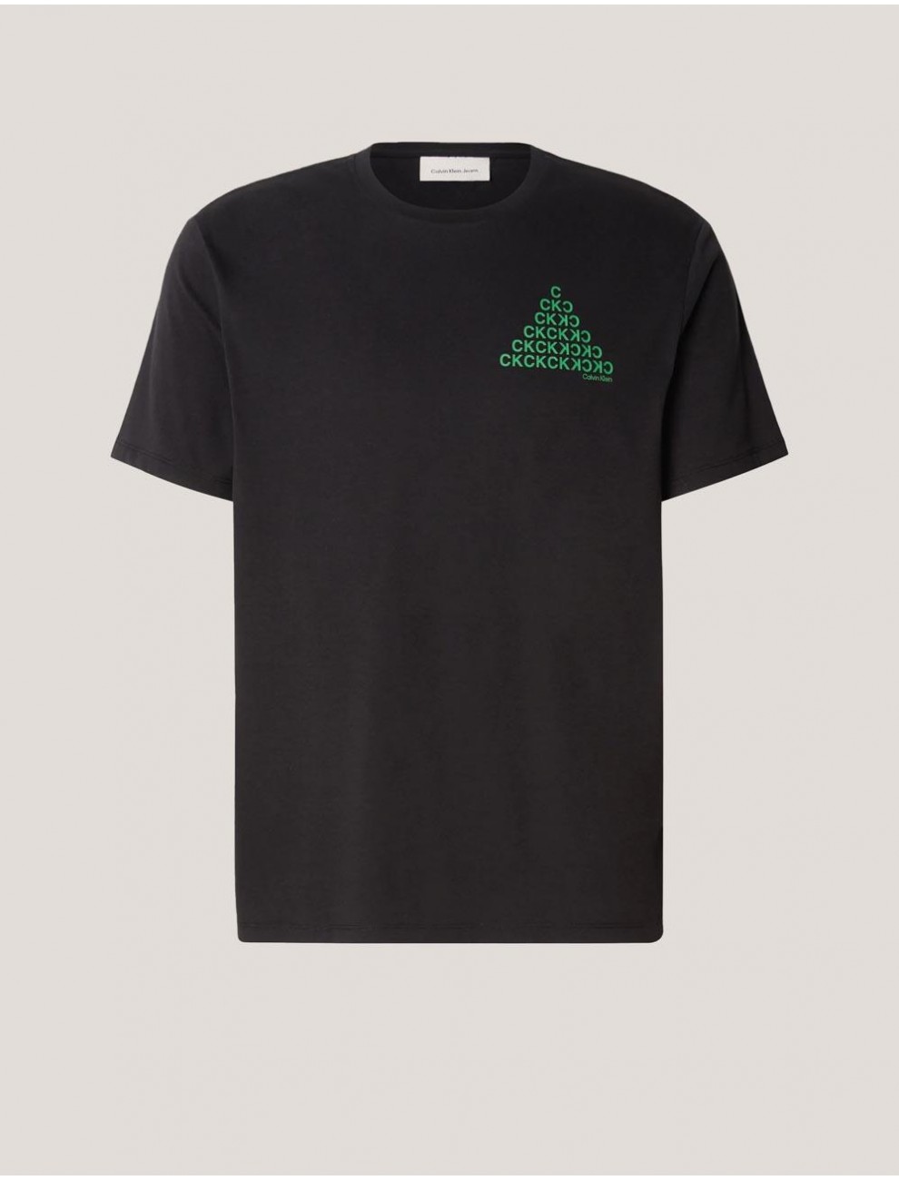 CAMISETA CALVIN KLEIN CLVN BH PYRMD NEGRO