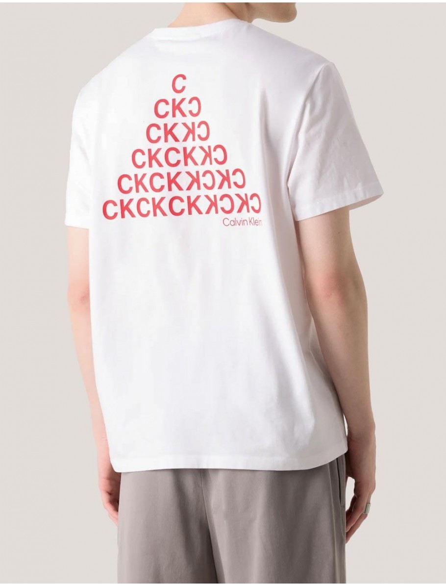 CAMISETA CALVIN KLEIN CLVN BH PYRMD BLANCO