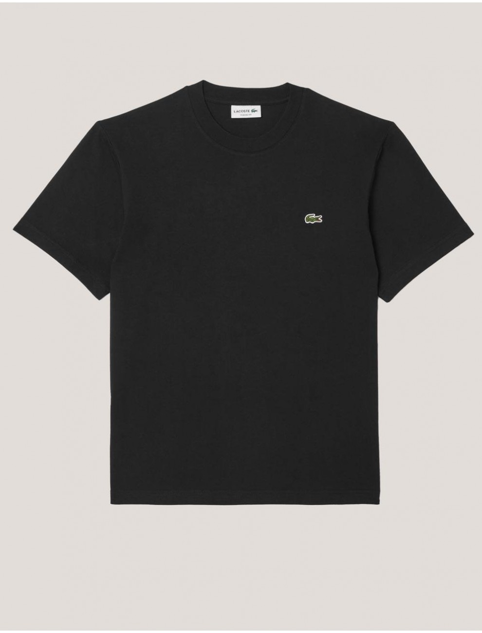 CAMISETA LACOSTE TEE SHIRT NEGRO