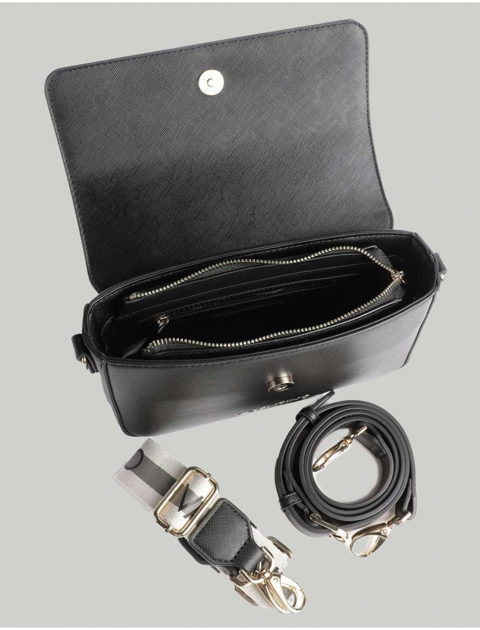 Bolso Valentino Zero VBS7B305 Negro