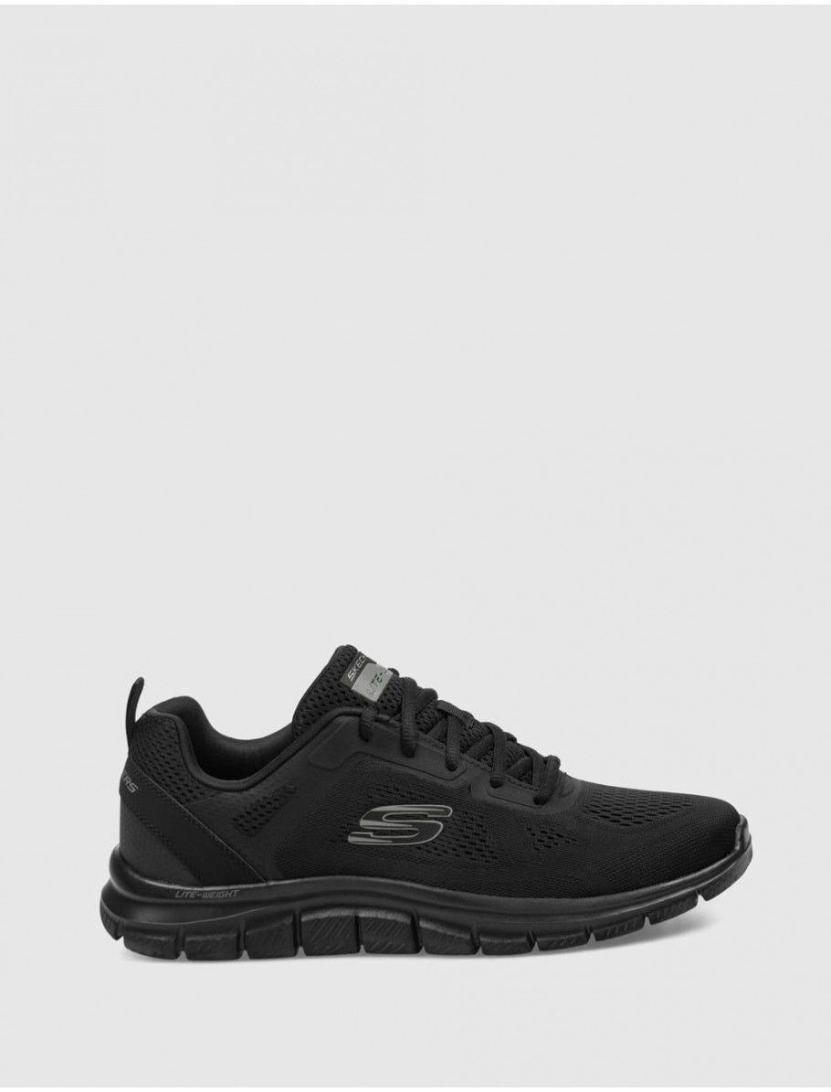 ZAPATILLA SKECHERS TRACK BROADER NEGRO