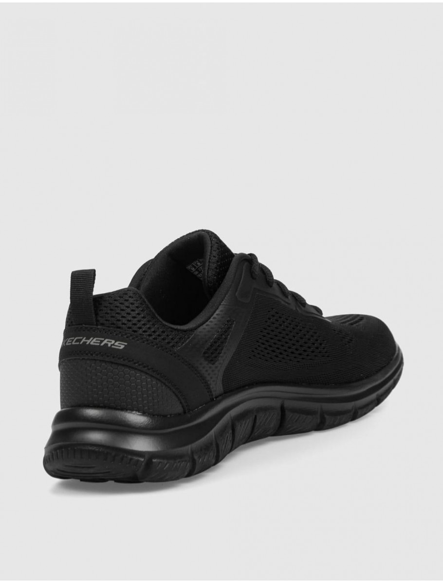 ZAPATILLA SKECHERS TRACK BROADER NEGRO