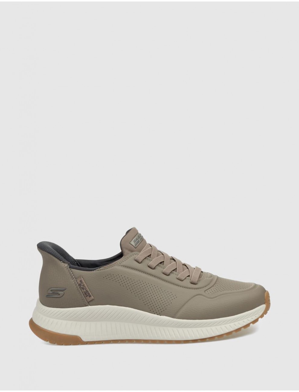 ZAPATILLA SKECHERS BOBS SPORT SQUAD 4 TAUPE