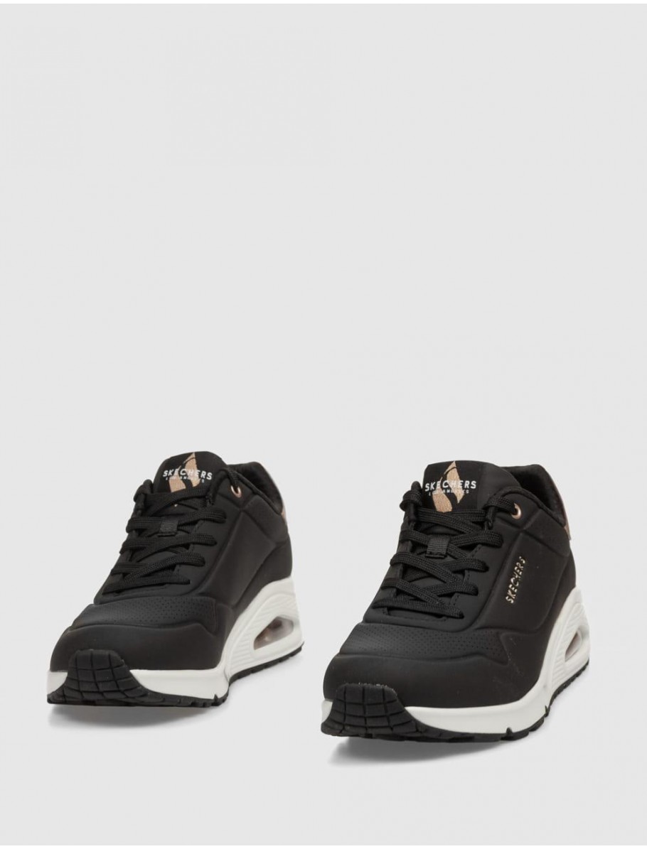 ZAPATILLA SKECHERS UNO GOLDEN AIR NEGRO