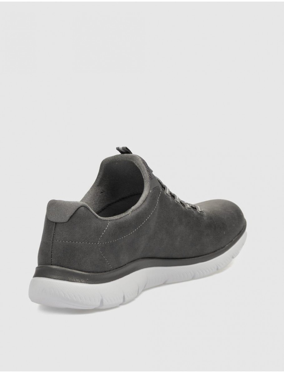 ZAPATILLA SKECHERS SUMMITS ITZ BAZIK PLOMO