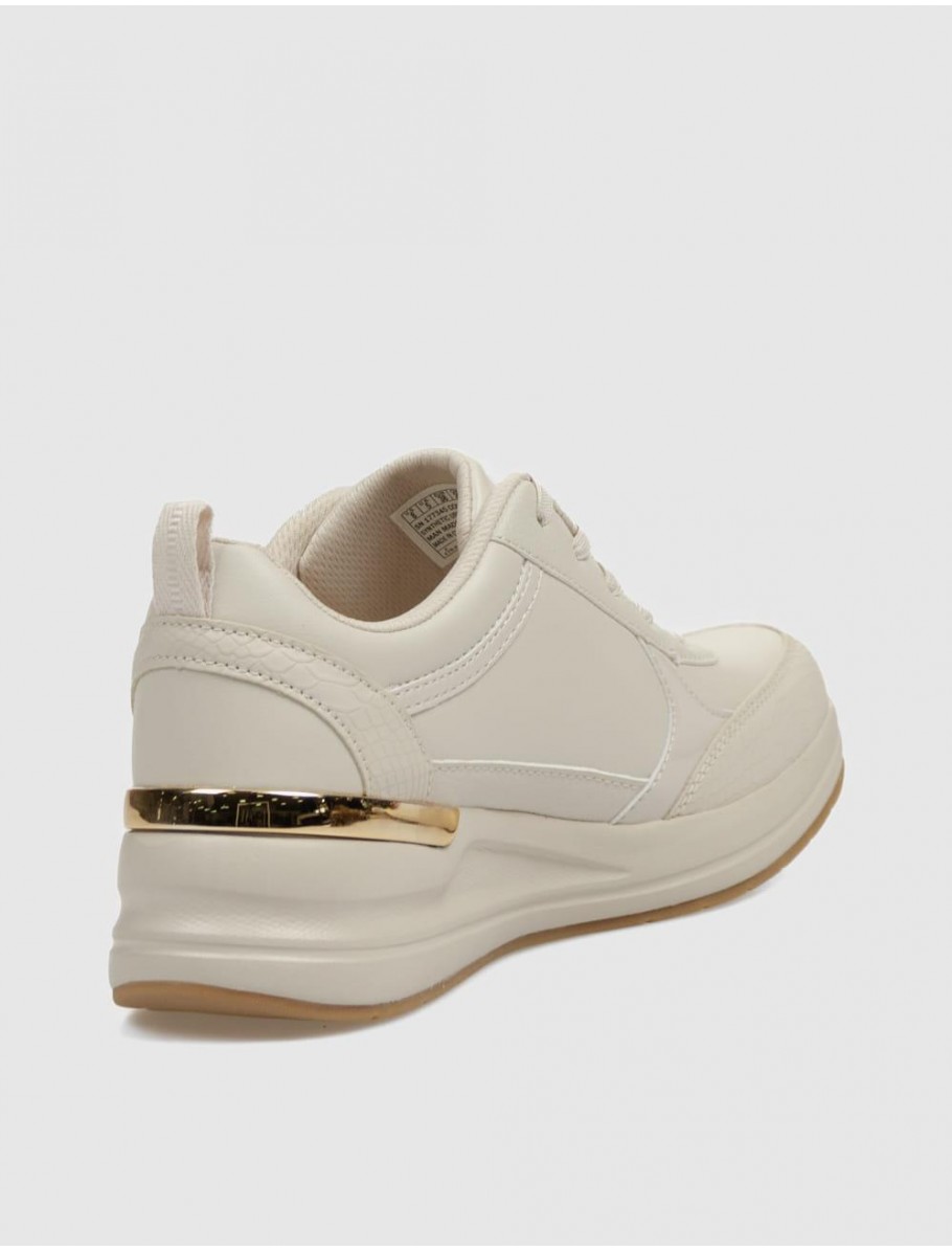 ZAPATILLA SKECHERS BILLION 2 FINE SHINE BEIG